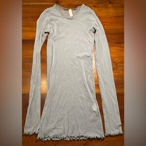 Neesh By DAR Women’s Long Sleeve Nylon Sheer Tunic Dress Sz Medium